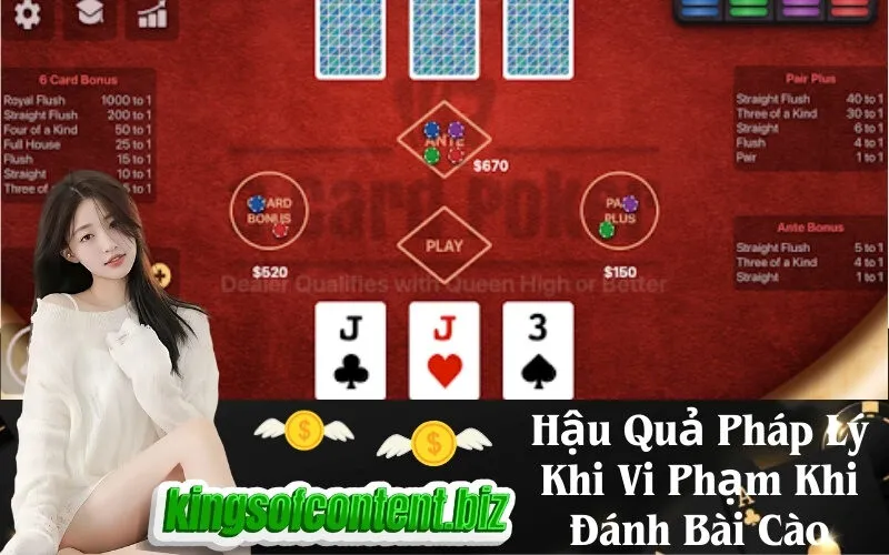 Hậu Quả Pháp Lý Khi Vi Phạm Khi Đánh Bài Cào